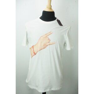 Isaia Napoli Corallino Hand Gesture “You Are A Cuckold" T Shirt Sz 4XL NEW